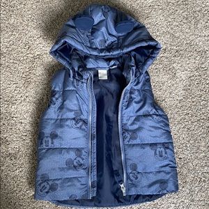 Mickey Mouse puffer vest